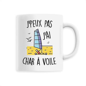 Mug J’peux pas j’ai char a voile Mug J’peux pas j’ai char a voile