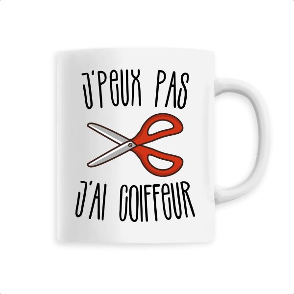 Mug J’peux pas j’ai coiffeur