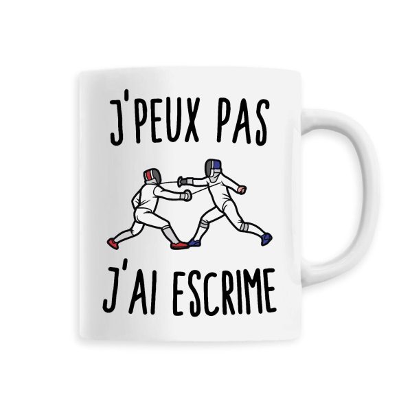 Mug J’peux pas j’ai escrime