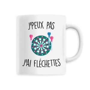 Mug J’peux pas j’ai flechettes Mug J’peux pas j’ai flechettes