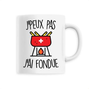 Mug J’peux pas j’ai fondue Mug J’peux pas j’ai fondue