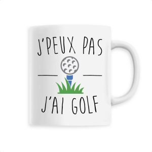 Mug J’peux pas j’ai golf Mug J’peux pas j’ai golf