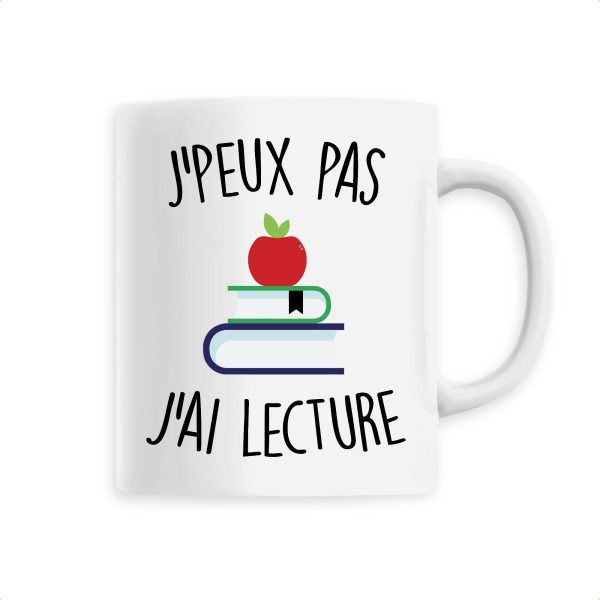 Mug J’peux pas j’ai lecture