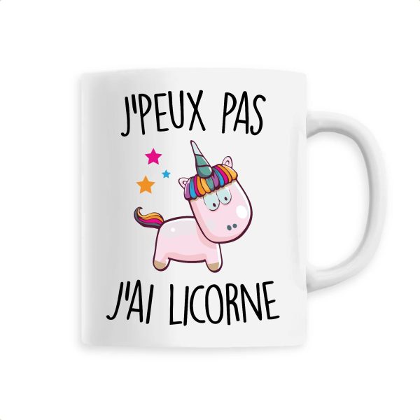 Mug J’peux pas j’ai licorne