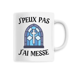 Mug J’peux pas j’ai messe Mug J’peux pas j’ai messe