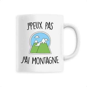 Mug J’peux pas j’ai montagne Mug J’peux pas j’ai montagne