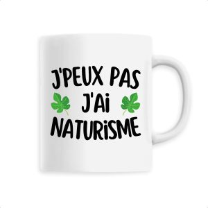 Mug J’peux pas j’ai naturisme Mug J’peux pas j’ai naturisme