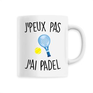 Mug J’peux pas j’ai padel Mug J’peux pas j’ai padel