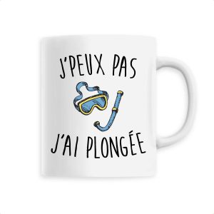 Mug J’peux pas j’ai plongee Mug J’peux pas j’ai plongee