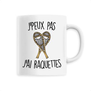 Mug J’peux pas j’ai raquettes Mug J’peux pas j’ai raquettes