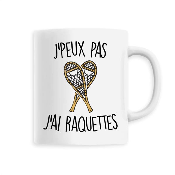 Mug J’peux pas j’ai raquettes