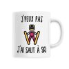 Mug J’peux pas j’ai saut a ski