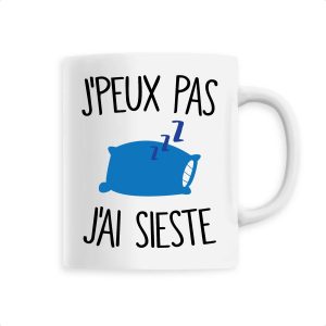 Mug J’peux pas j’ai sieste Mug J’peux pas j’ai sieste