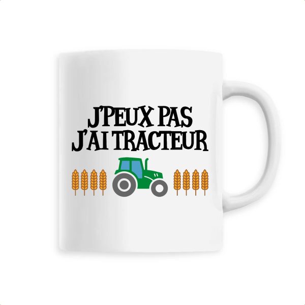 Mug J’peux pas j’ai tracteur