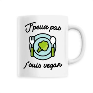 Mug J’peux pas j’suis vegan Mug J’peux pas j’suis vegan