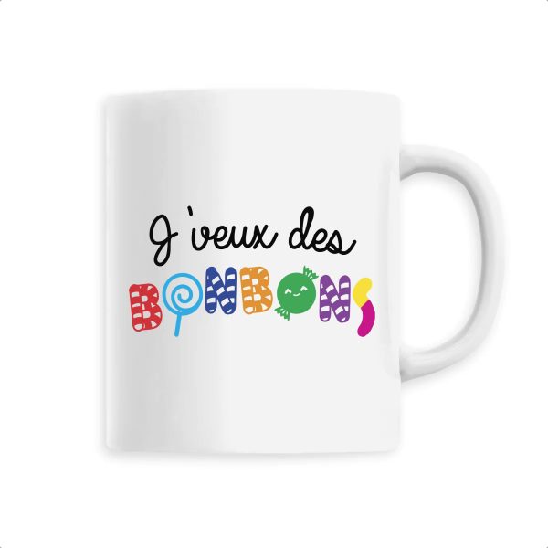 Mug J’veux des bonbons