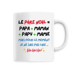 Mug Le Pere Noel c’est papa maman papy mamie Mug Le Pere Noel c’est papa maman papy mamie