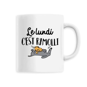 Mug Le lundi c’est ramolli Mug Le lundi c’est ramolli
