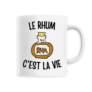 Mug Le rhum c’est la vie Mug Le rhum c’est la vie