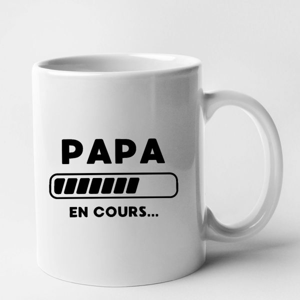 Mug Papa en cours