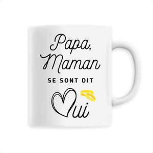 Mug Papa maman se sont dit oui Mug Papa maman se sont dit oui
