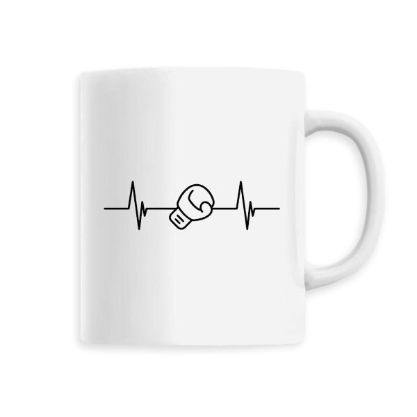 Mug Rythme cardiaque boxe