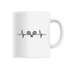 Mug Rythme cardiaque tennis