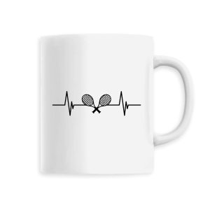 Mug Rythme cardiaque tennis Mug Rythme cardiaque tennis