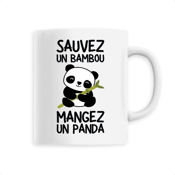 Mug Sauvez un bambou, mangez un panda