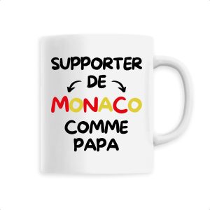 Mug Supporter de Monaco comme papa Mug Supporter de Monaco comme papa