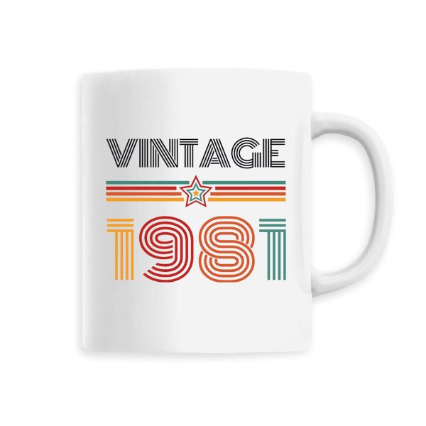 Mug Vintage annee 1981