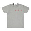 PLAY Horizontal Three Heart Logo T-Shirt