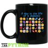 A Day In The Life Of A Diabetic Emoji Simple Black Mug