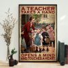 A Teacher Takes A Hand Open A Mind And Touches A Heart Teacher Washing Students’ Faces Canvas Poster