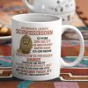 An Meinen Lieben Schwiegersohn Ich Habe Dir Nicht Das Leben Geschenkt Dafur Habe Lion White Mug