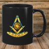 Ancient Compass History Geography Black Mug