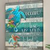 And To The Ocean I Go Lose To My Mind And Find My Soul Green Sea Canvas Poster