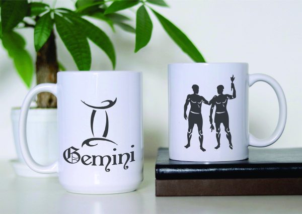 Astrology Mug, Horoscope Sign gifts, Gemini coffee mug, astrology, rising , air sign mercury, May Birthday, June Birthday