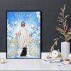 Be Still And Know That I Am God Love Bug Dog Pet Animal Canvas Poster