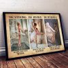 Be Strong When You Are Weak Be Brave When Scared Be Humble When Victorious Ballet Baby Girl Canvas Poster