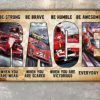 Be Strong When You Are Weak Be Brave When Scared Be Humble When Victorious Be Awesome Everyday Racing Cars Race Canvas Poster