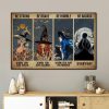 Be Strong When You Are Weak Be Brave When Scared Be Humble When Victorious Be Badass Everyday Beautiful Lady Witch Canvas Poster