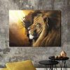 Believe In Jesus The Lion King The God Canvas Poster