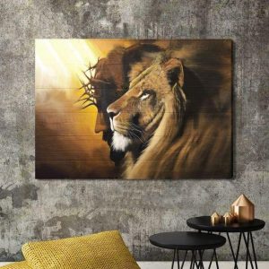 Believe In Jesus The Lion King The God Canvas Poster