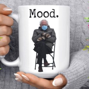 Bernie Sanders Mood Simple White Mug Bernie Sanders Mood Simple White Mug