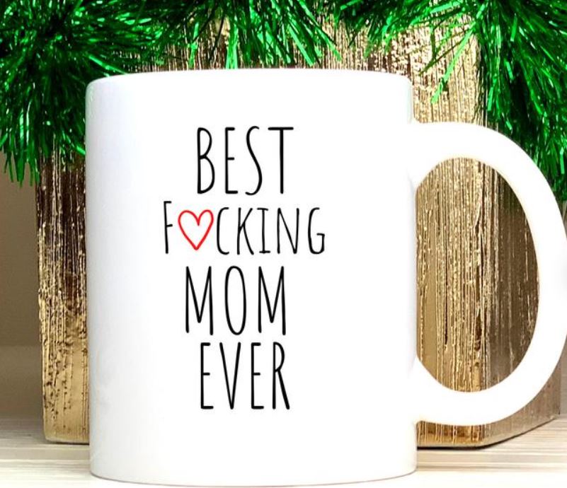 Best Fuking Mom Ever Family Mother Day Mommy Simple White Mug Best Fuking Mom Ever Family Mother Day Mommy Simple White Mug