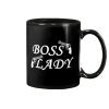 Boss Lady Hands Holding Guns Black Mug