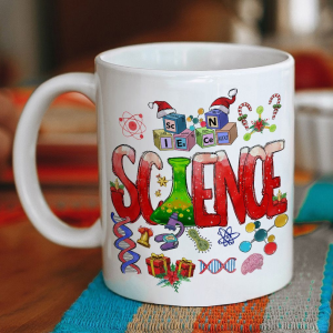 Chemistry Science Christmas Coffee White Mug Chemistry Science Christmas Coffee White Mug