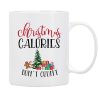 Christmas Calories Don’t Count Christmas Tree Presents White Mug