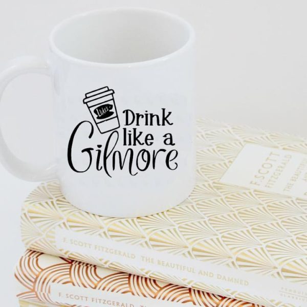 Drink Like A Gilmore Take Away Cup Likes White Mug